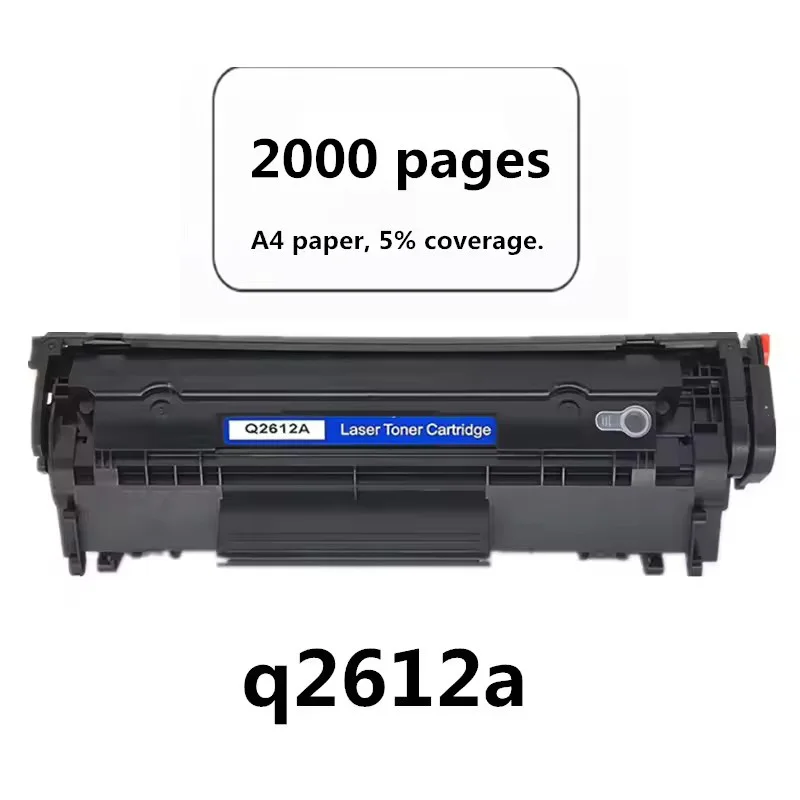 

Q2612A 12A 2612 Compatible Toner Cartridge for HP LaserJet 1010 1012 1015 1020 3015 3020 3030 3050 1018 1022 Printer
