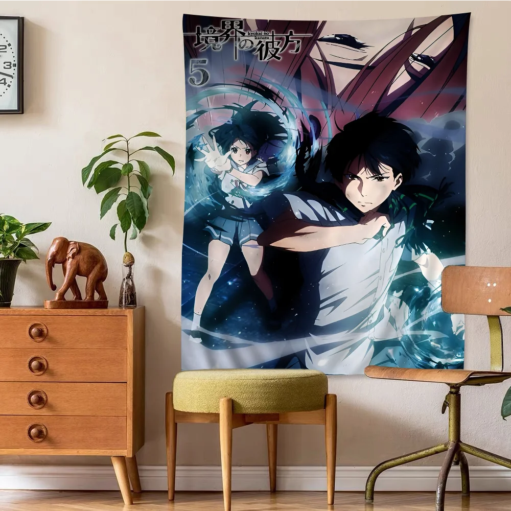 Anime B-Beyond The B-Boundary Printed Large Wall Tapestry Hanging Tarot Hippie Wall Rugs Dorm Home Decor