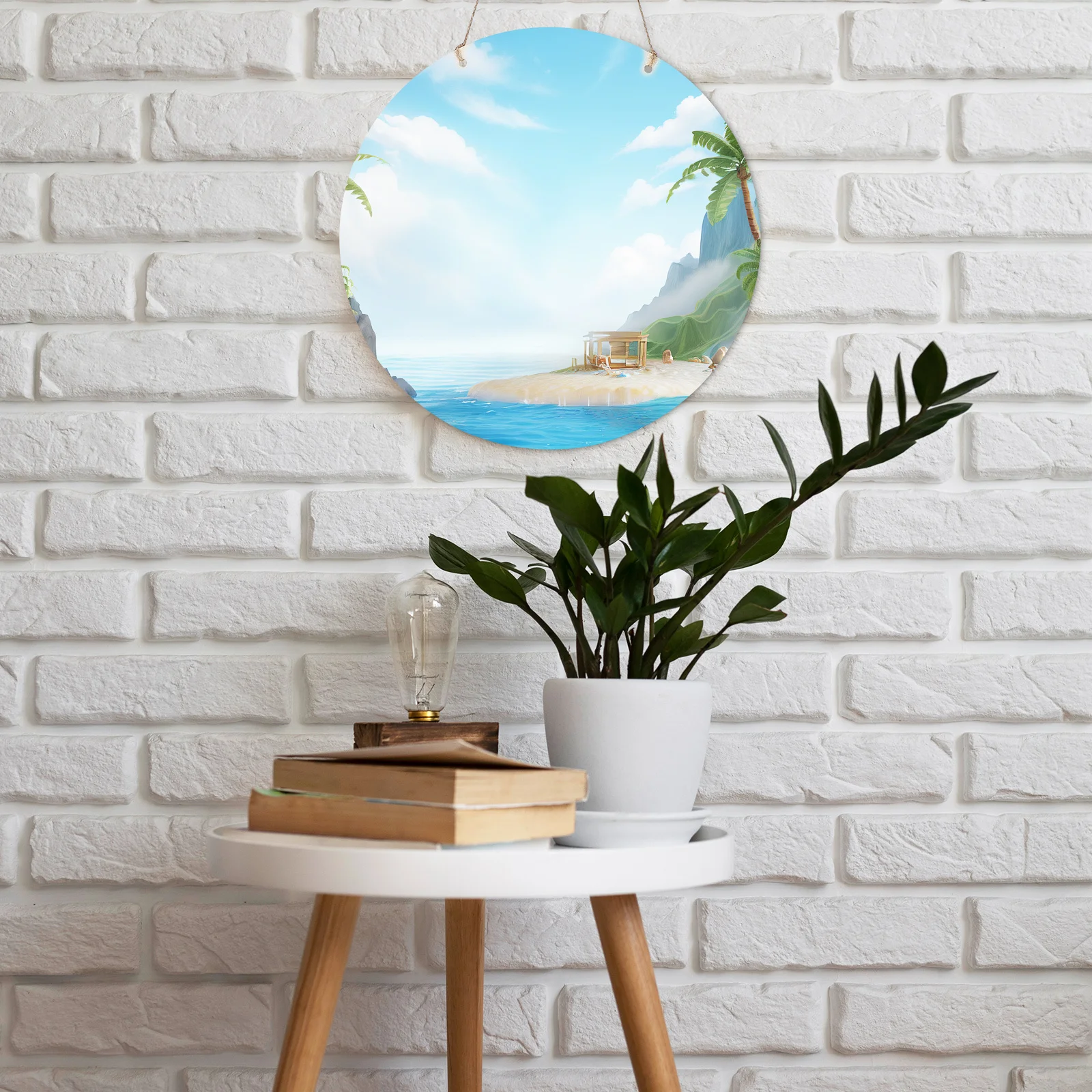 

15Sets Wood Circles Solid Wood Round Craft Pieces 30Cm Blank Smooth Surface for DIY Painting Home Decor Holiday Decoration