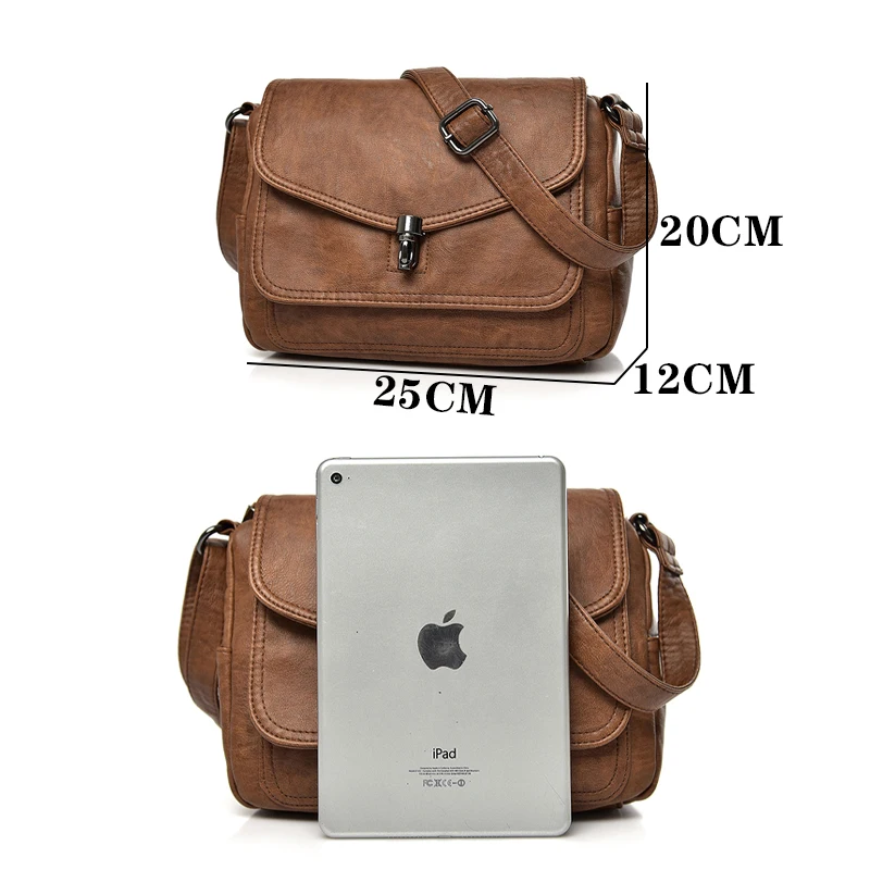 Vintage Soft Leather Femmels\' Shoulder Bags Luxury Handbags Women\'s Packet New Designer Small Crossbody Bag 2024 Sac a Femme