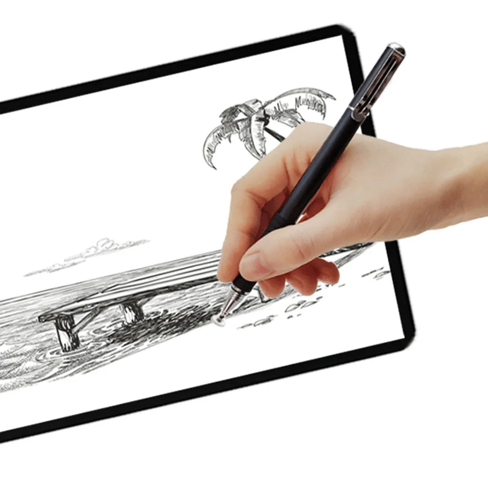 

1Set Capacitive Stylus Pen High Precision Replaceable Tip Pocket Clip Smooth Touch Screen Writing for Tablet Phone