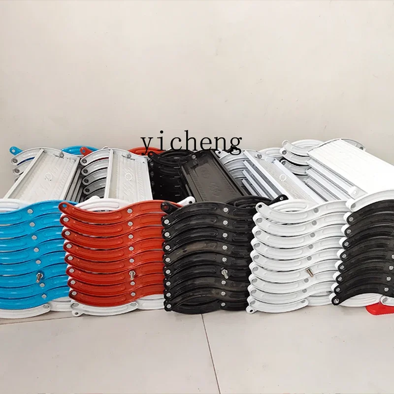 i10.12-Home Use Duplex Electric Invisible Folding Retractable Automatic Lifting Stretch Ladder Wall-Mounted