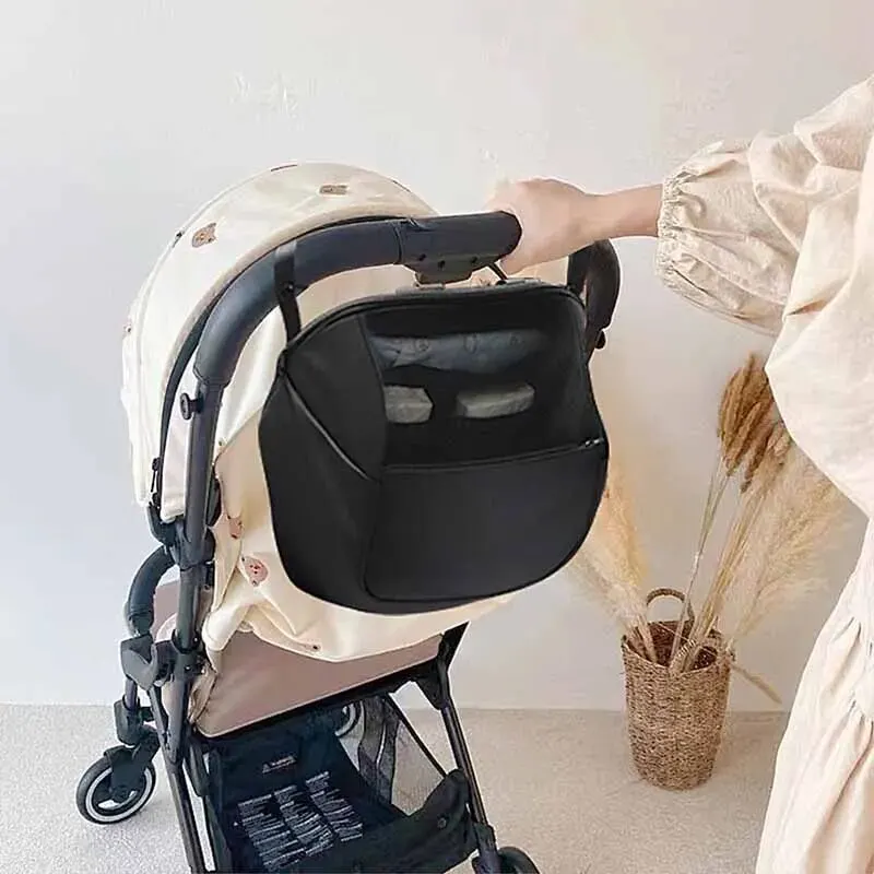 Baby Stroller Hanging Bag Portable Multi-function Large Capacity Multi-pocket Zoned Storage Backpacks