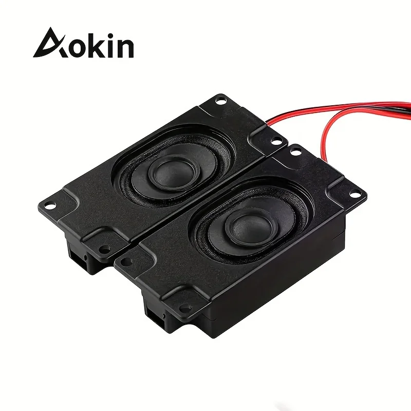 2pcs Audio Portable Speakers 3070 Box Speaker 8 Ohm 5W DIY Mini TV Computer Speakers