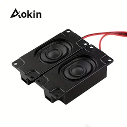 2pcs Audio Portable Speakers 3070 Box Speaker 8 Ohm 5W DIY Mini TV Computer Speakers