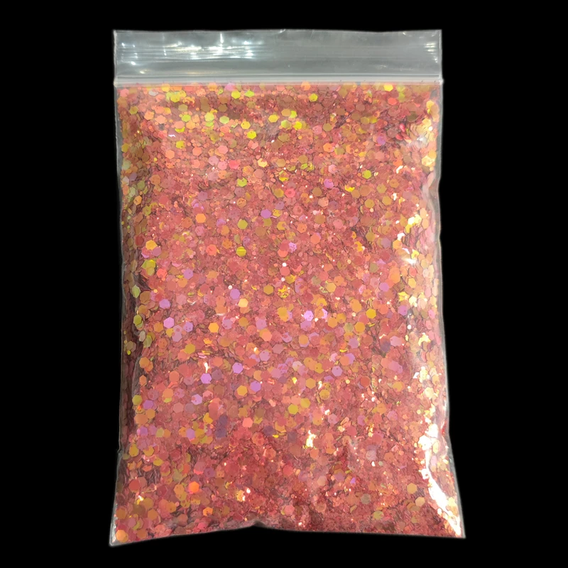 20 g/saco mix camaleão hexágono prego glitter lantejoulas chunky holográfico camaleão glitter brilhante manicure unhas flocos decoração