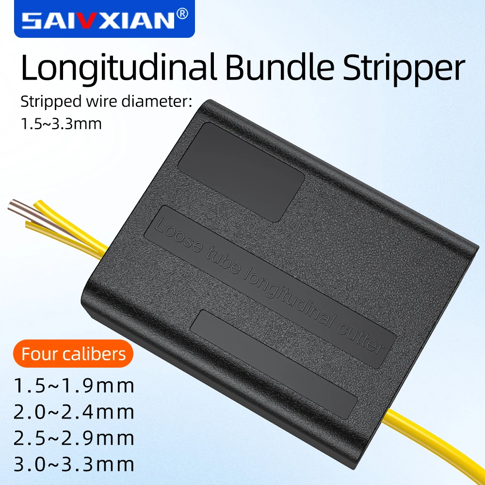 SAIVXIAN K1/K3 Fiber Cluster Loose Tube Cable Jacket Sheath Slitter Fiber optic tool longitudinal beam tube stripper 4.5-11mm