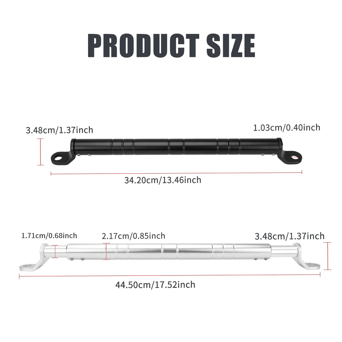 Universal Motorcycle Mirror Holder Balance Bar Scalable Adjustment Handlebar Headlamp Bracket For Motor Electric Bike