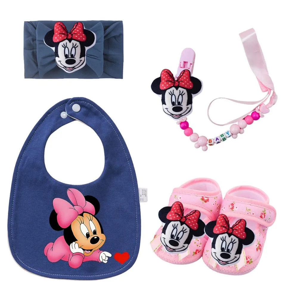 

New baby pacifier zipper holder tooth pendant teething newborn hair accessory feeding bib Kawaii shoes baby gift