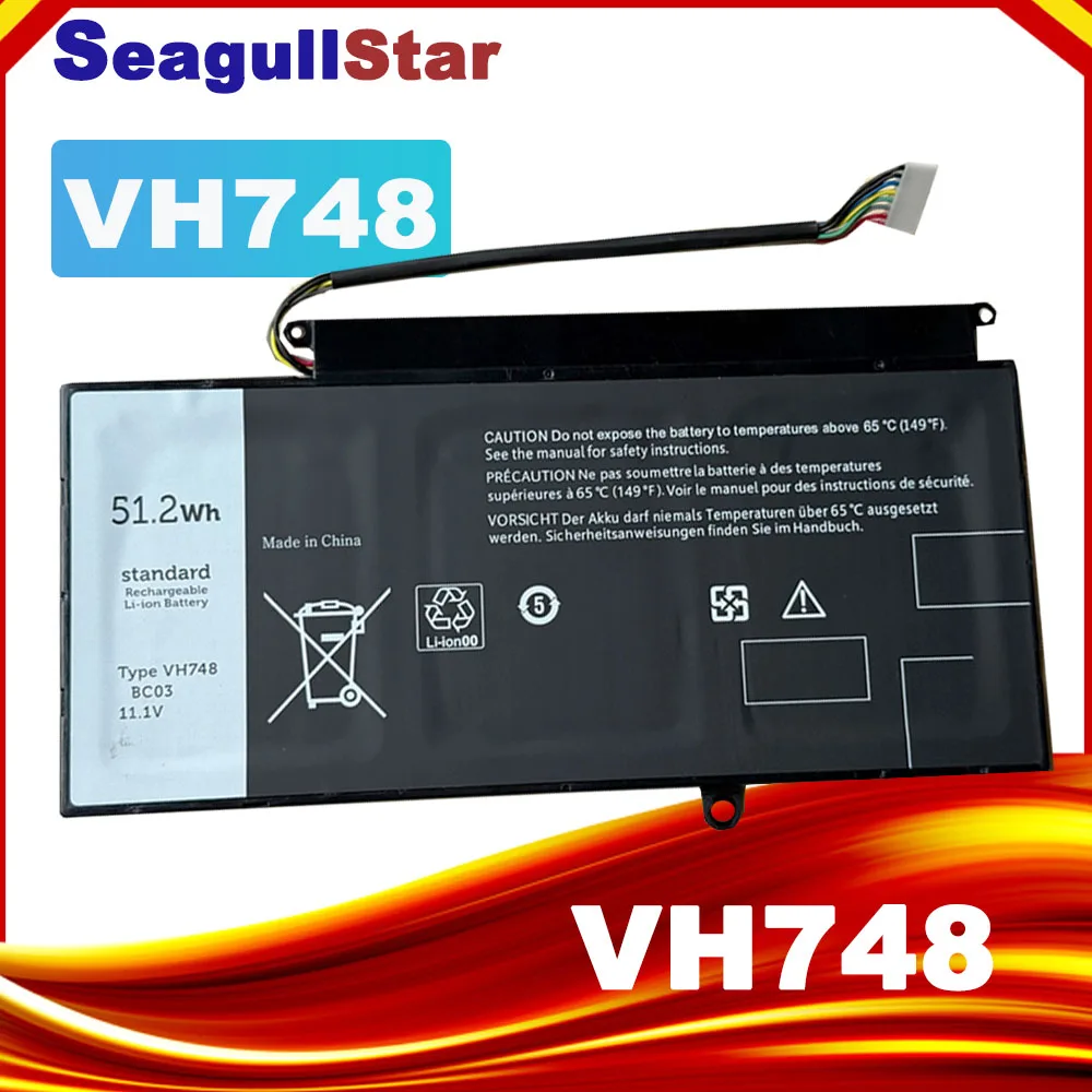 Batería para ordenador portátil VH748 para DELL Vostro 5460 5470 5560 14 5480 para Inspiron 14 5439 V5460D-1308 V5460D-1318 5470D-1328