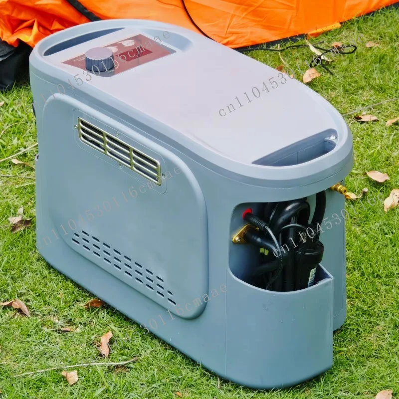 12V DC/LPG Camping Water Heater - Outdoor Portable Gas Geyser for Caravan, Motorhome & Bathroom with Stainless Steel 304