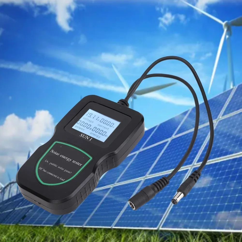 

Tester Multimeter for Photovoltaic Panels Measuring Voltage Current and Power Output for Solar System Monitoring