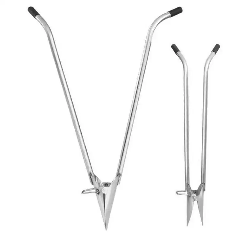 

Bulb Planting Tool Stainless Steel Seeding Sower Device Ergonomic Handle Garden Hole Digger Supplies For Flowers Bulbs Fruit