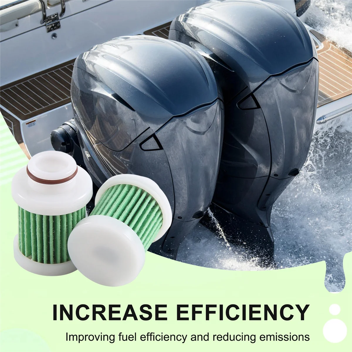 الأحدث! 10X 6D8-WS24A-00 فلتر الوقود لياماها F40A F50 T50 F60 T60 F70 F90 F115 البحرية الخارجية الملحقات