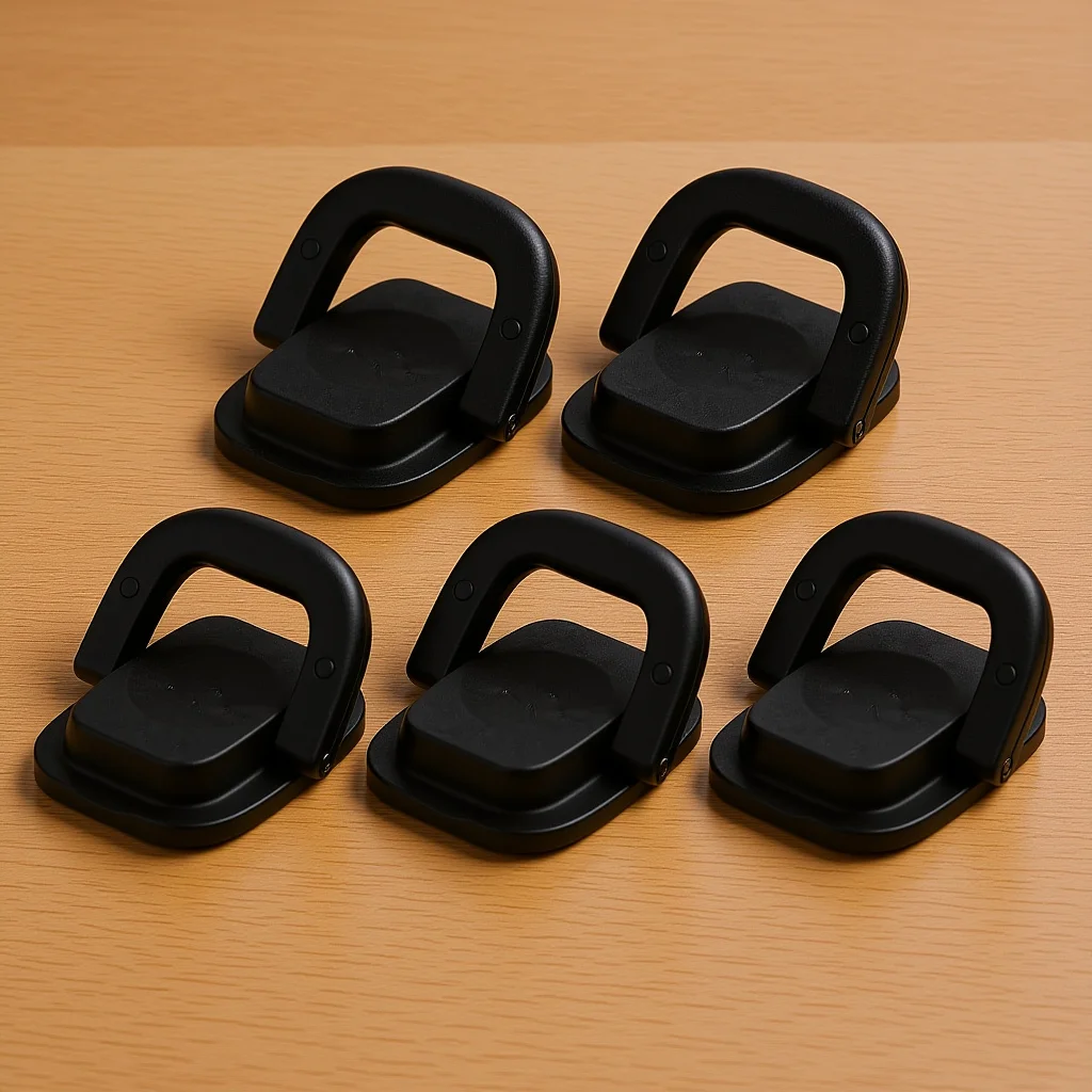 

5 Pcs Foldable Sturdy Lid Handles Replacement Knobs Compact Reusable Pot Pan Cover Kitchen Tools Household Plastic Accessory