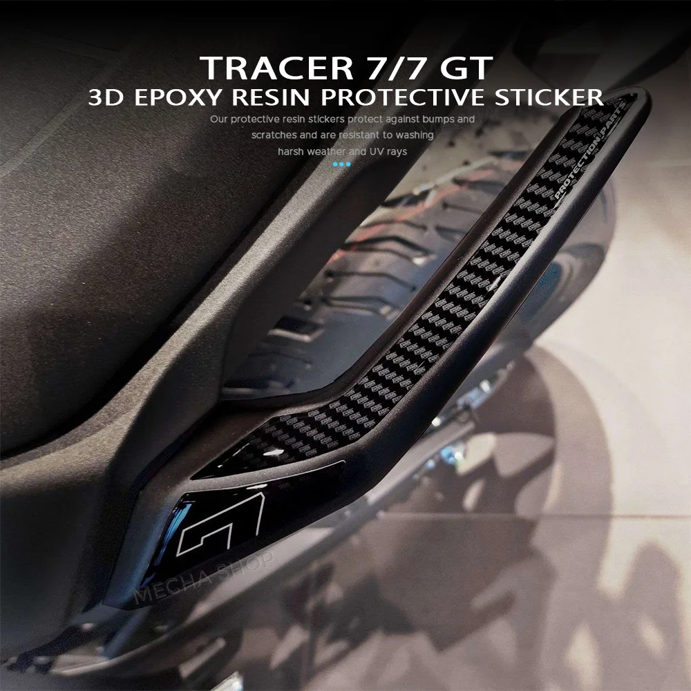 Passenger Armrest Adesivi 3D Motorcycle Protection Accessory for Tracer 7 GT Sticker Compatible with Tracer 7 2025 2026