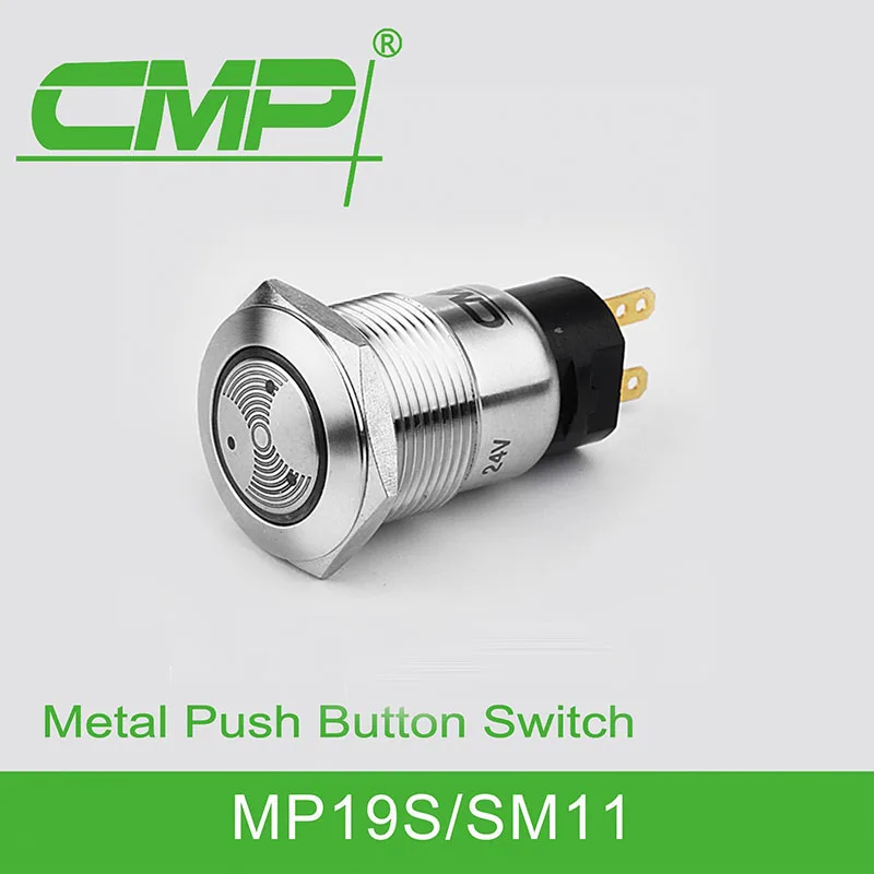 19MM 22MM Stainless Steel Waterproof Buzzer Alarm Device Without Flash 10pcs/pack