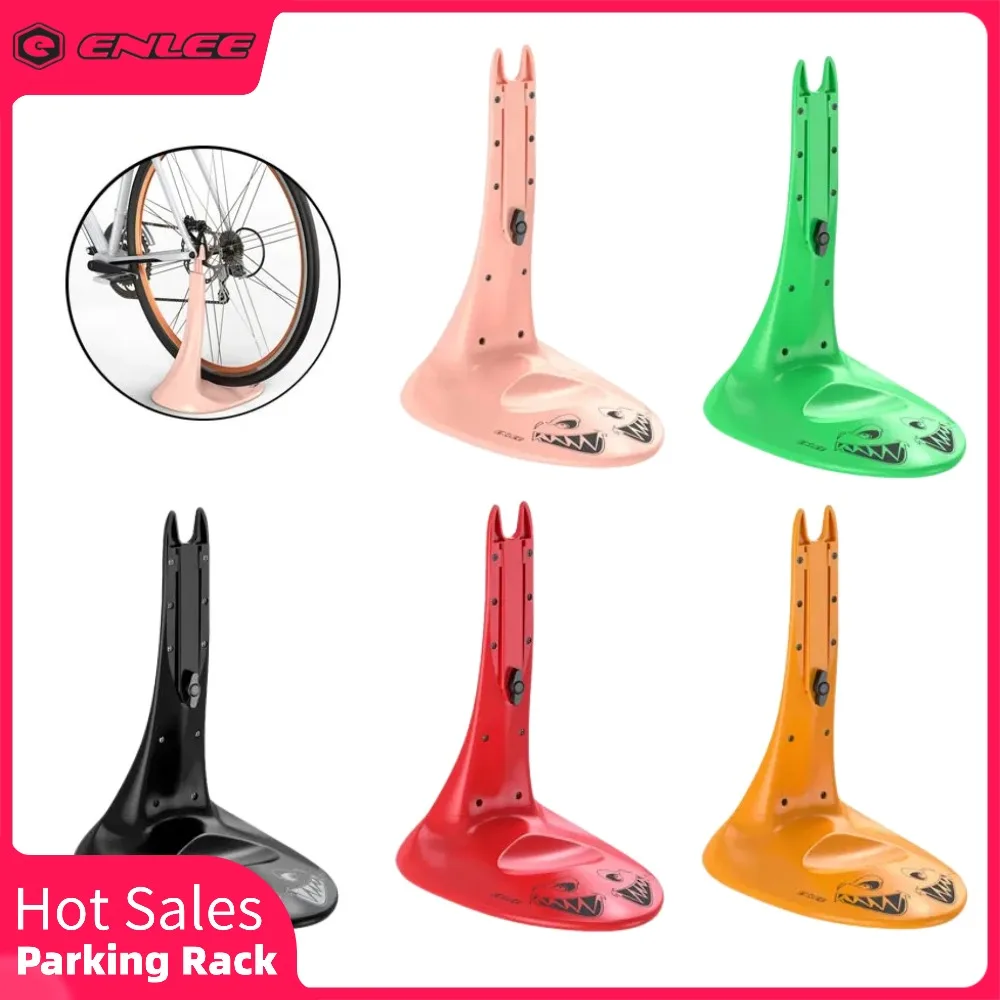 

ENLEE подставка для хранения велосипеда, портативная универсальная вертикальная напольная стойка для парковки шоссейного велосипеда MTB, регулируемый кронштейн для хранения