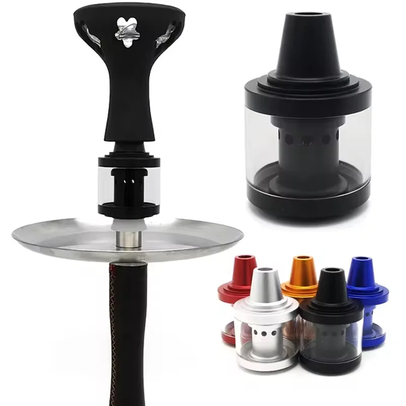 Transparent Visual Hookah Oil Catcher Large Capacity Aluminum Alloy Shisha Tobacco Syrup Collector Accessories Drop Ship - view 6