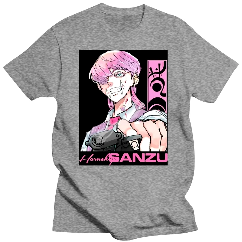 Japonia Anime tokio Revengers Sanzu Haruchiyo nadruk T shirty damskie moda męska Manga letnia Casual Oversize T-shirt z krótkim rękawem