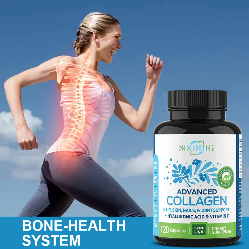 

Collagen Supplement In Vitamin C And Biotin - Support Cell, Skin, Joints, Hair and Bone Health, Anti-aging, Antioxidant