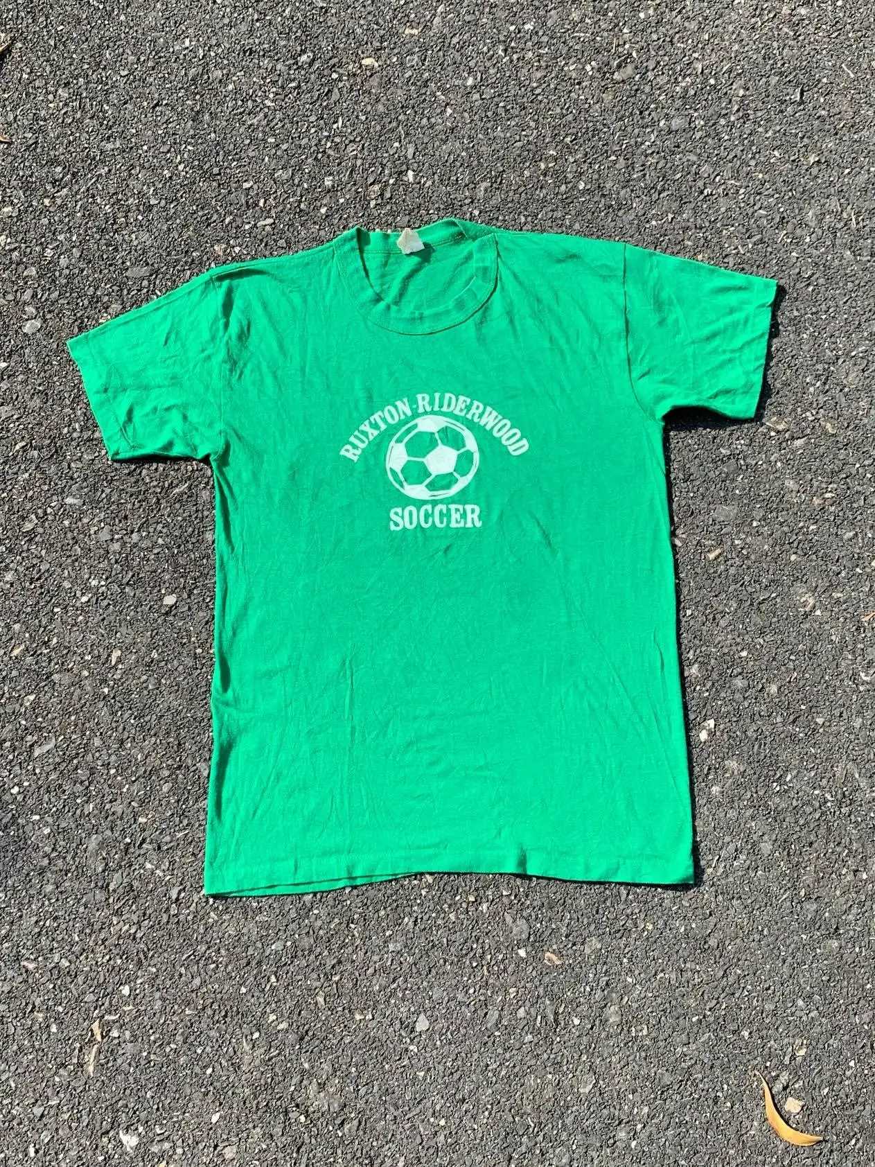 Summer Grass Green T-Shirt Sporty Lazy Style Simple Couple Short Sleeve Dopamine Cotton round Neck Men's Women's Casual Tee