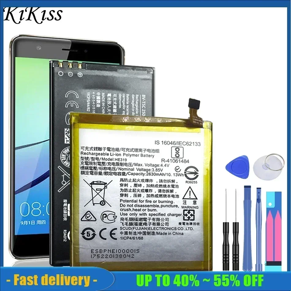 BL-5C/4C/5B BLC-2 BLB-2 HE322 HE340 HE346 HE347 HE328 HE333 HE362 HE354 BP-4L Battery For Nokia 7 8 8.1 9 Plus 3120 6170 5300 N8