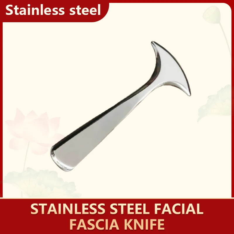 Stainless Gua Sha Tools Steel Scraping Massage Tool Facial Massage Tools for Relaxing Soft Tissue, Reduce Head, Neck, Back Pain