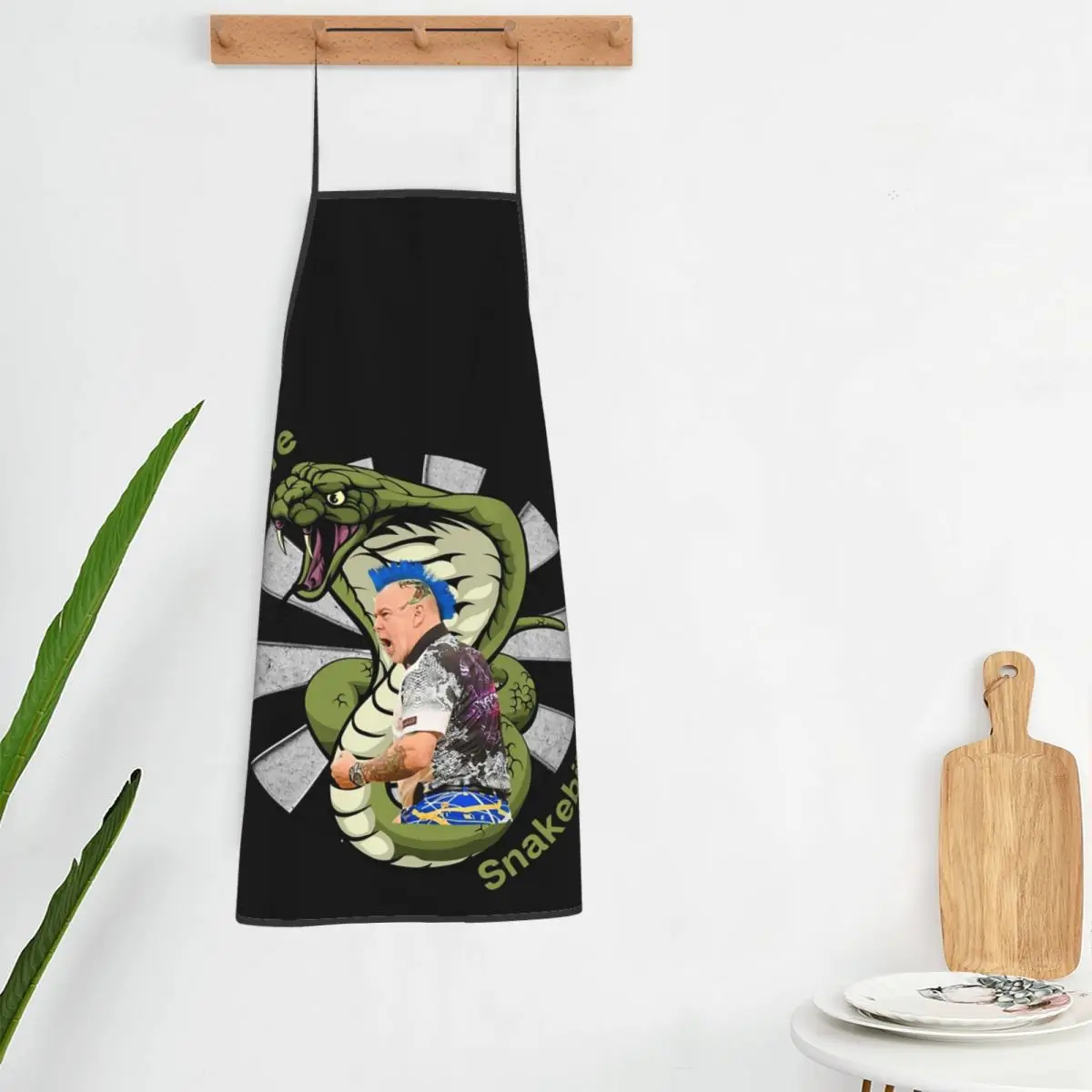 Peter Wright PDC Aprons Chef Cuisine Tablier Waterproof Bib Kitchen Cleaning Pinafore for Women Men Gardening