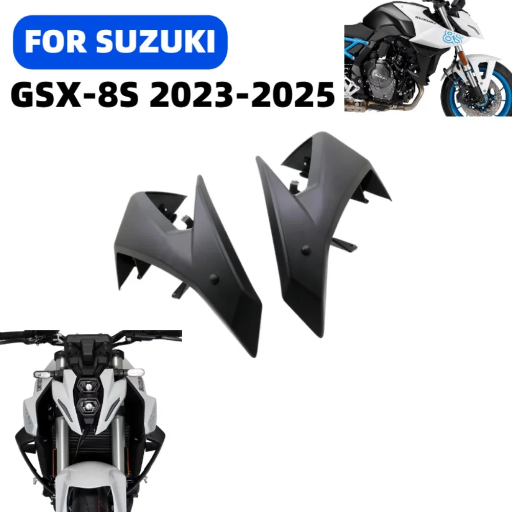 

For GSX-8S SUZUKI GSX 8S 2023 GSX8S 2025 Motorcycle Front Downforce Spoiler Winglet Frontal Sport Naked Aerodynamic Wing Kit