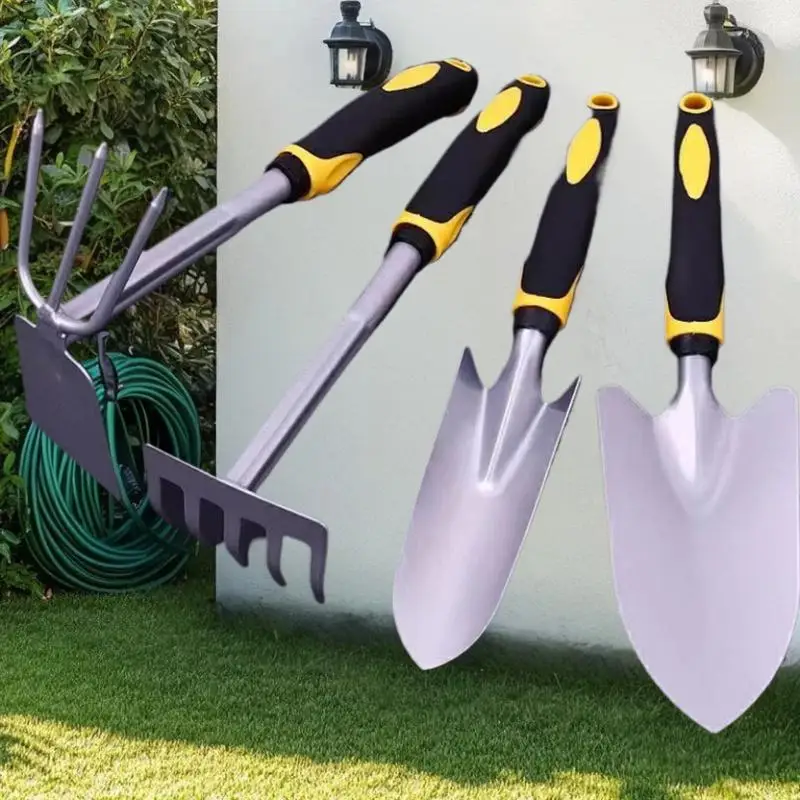 

1PC Stainless Steel Hoe Spade Dual-purpose Tree Planting Tool Gardening Digging And Weeding Potted Plant Gardening Planting Tool