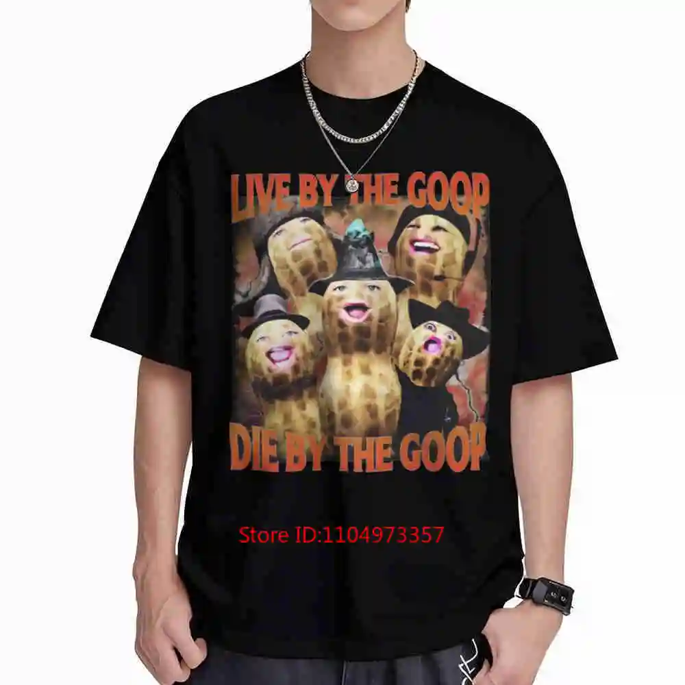 Burnt Peanut Goop Viral Meme Short Sleeve Tee 100% Cotton T-Shirt