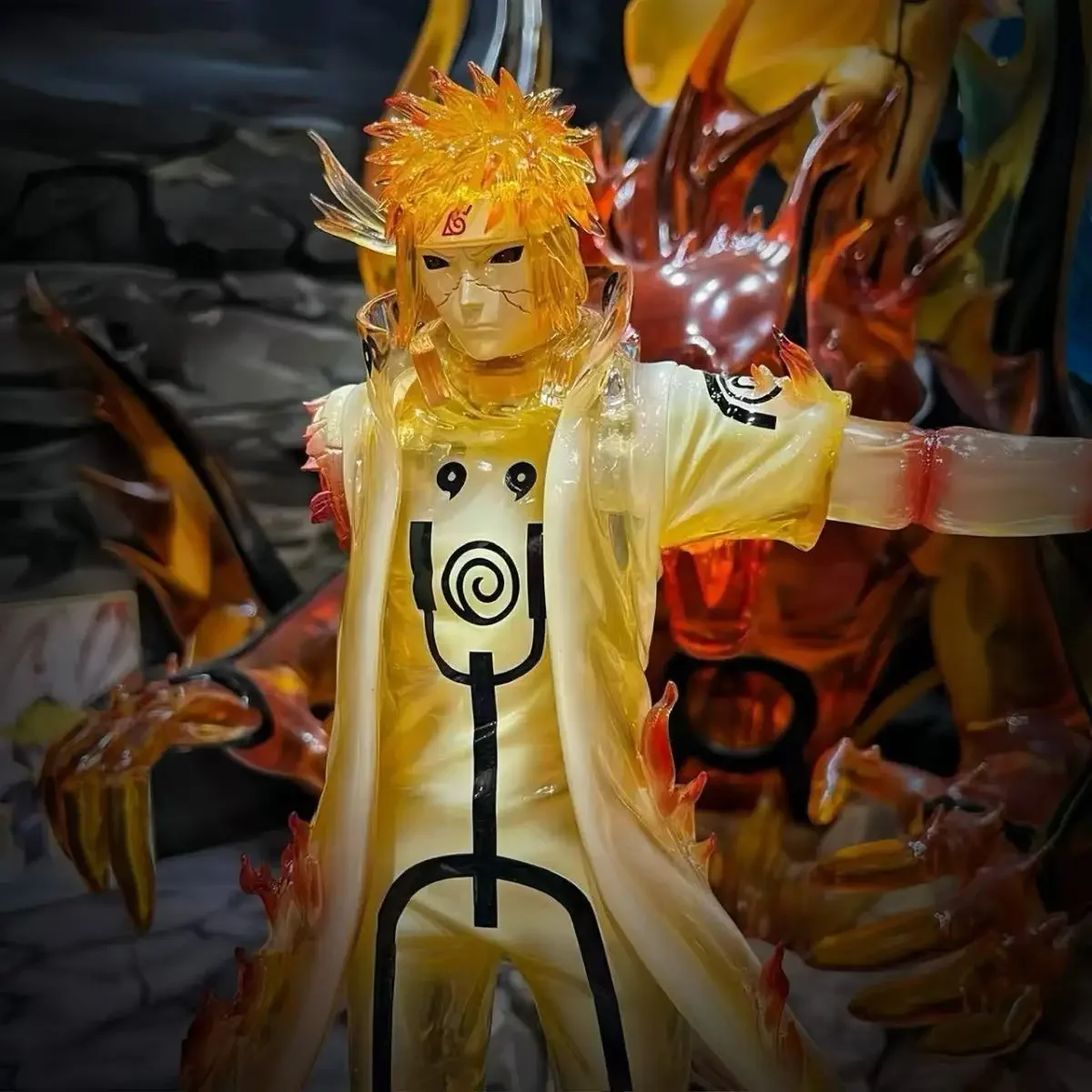 32 سنتيمتر ناروتو أنيمي الشكل اوزوماكي ناروتو ناميكازي ميناتو عمل تمثال بولي كلوريد الفينيل نموذج تحصيل تمثال مكتب الديكور لعبة الهدايا