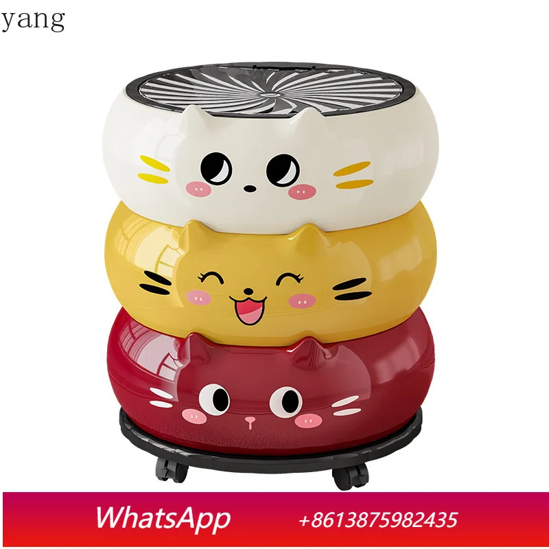 CX household cartoon shape kitchen bedroom living room removable with cover inside and outside double bucket