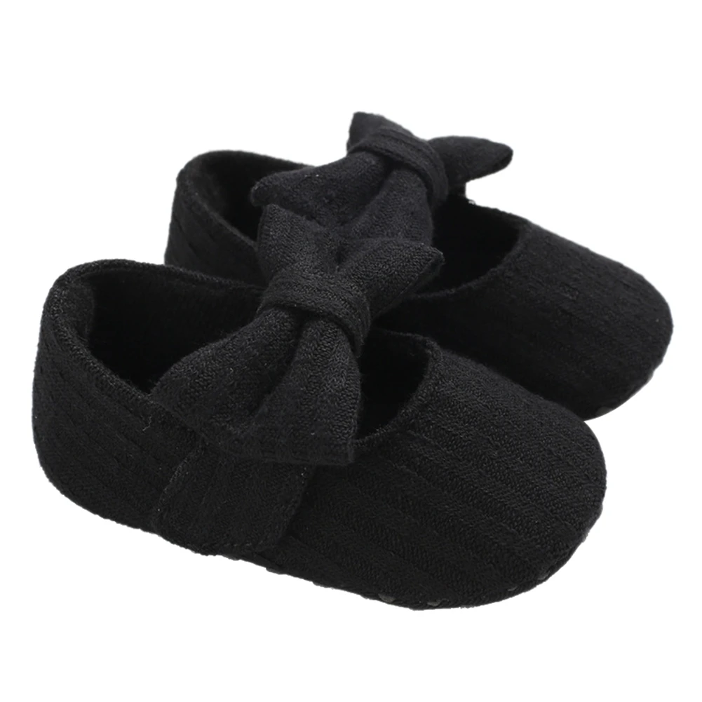 

Baby Cotton Shoes Infant Baby Girl Princess Moccasins Moccs Shoes Bow Soft Soled Non-slip Footwear Crib Shoes