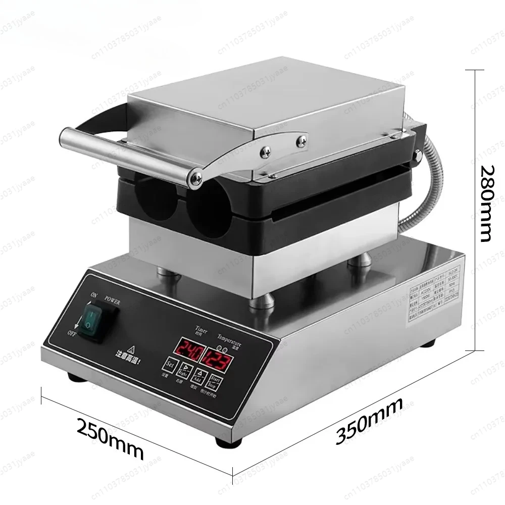 Commercial Chicken Roll Machine, Popular Street Food Maker for Grilled Meat Wraps, Pancake Baker for Food Stalls