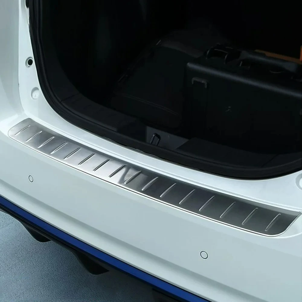 Fit For Nissan Leaf ZE1 2017 18 19 20 2021 Rear Bumper Protection Sill Outside Trunk Step Panel Sill Plate Decorate Accessories