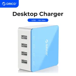 ORICO 4 Port USB Charger Super low price US Plug Universal Desktop Power Adapter 5V 6A 30W Output for Samsung iPhone Huawei