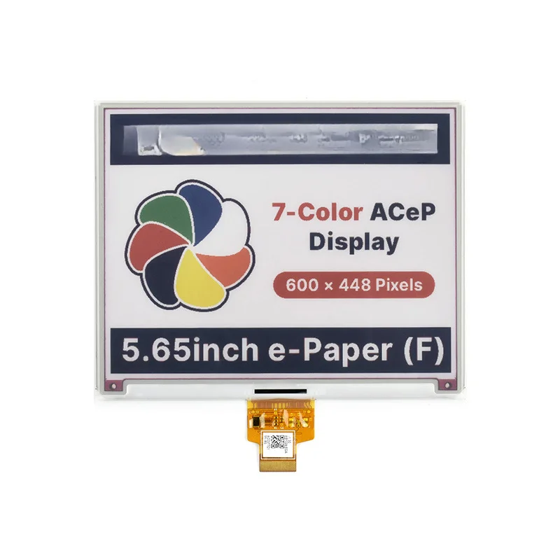 5.65-Inch Color Electronic E-Ink Screen-Inch Screen 7-Color 600 × 448 Resolution SPI Communication Interface