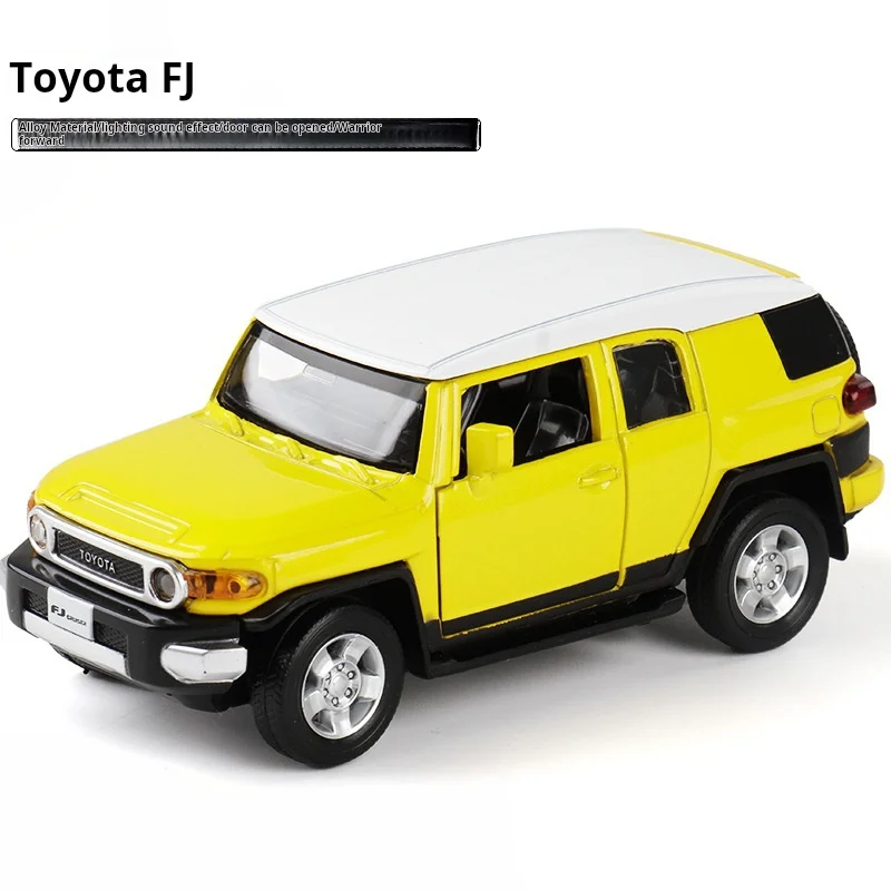 

welly 1:36 Toyota FJ Imitation Alloy Off-road Model Rebound Vehicle Toys Collectible Accessories Gift Giving