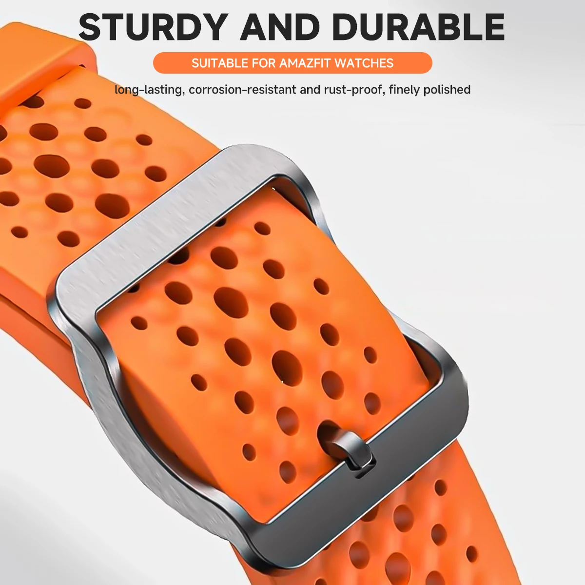 Breathable Magnetic Leather For Amazfit T-Rex 3 T-Rex2 SmartWatch