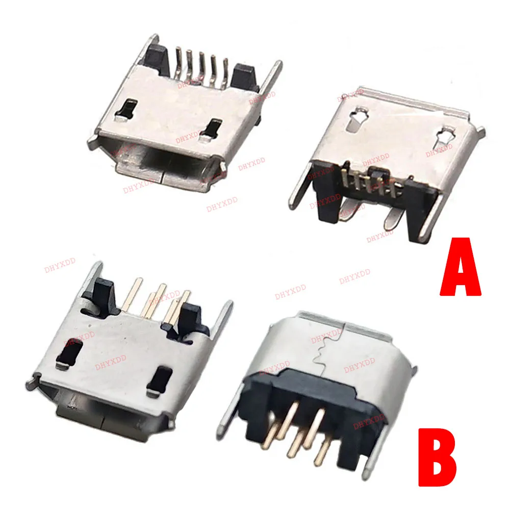 2-10szt Micro Mini USB Jack Gniazdo Port ładowania Stacja dokująca dla Alpha 200 Garmin Edge 820 Garmin Edge 520 5P Złącze Wymiana