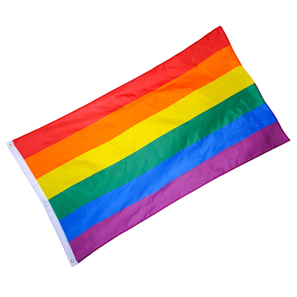 Mini Pride Flags Rainbow Stripes Banner Decorative for outside Large Gay Tapestry