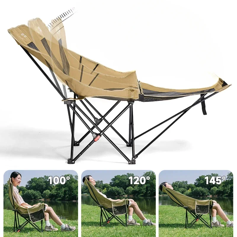 Journey Portable Beach Chairs Comfort Lie Down Beach Fishing Beach Chairs Fold Picnic Silla De Playa Outdoor Furniture ZSHW