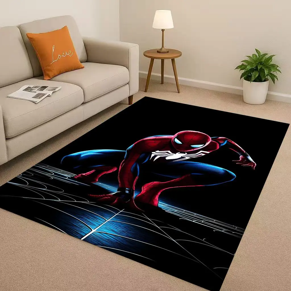 

MINISO Человек-паук Marvel мультфильм Рождественский подарок гостиная нескользящий ковер ковер для спальни игровой комнаты диван, домашний декор коврик