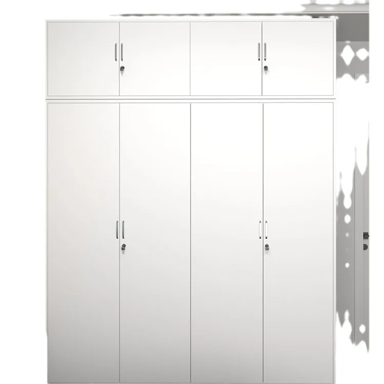 

Steel rental house with bedroom closet, modern sliding door simple large locker, opposite door