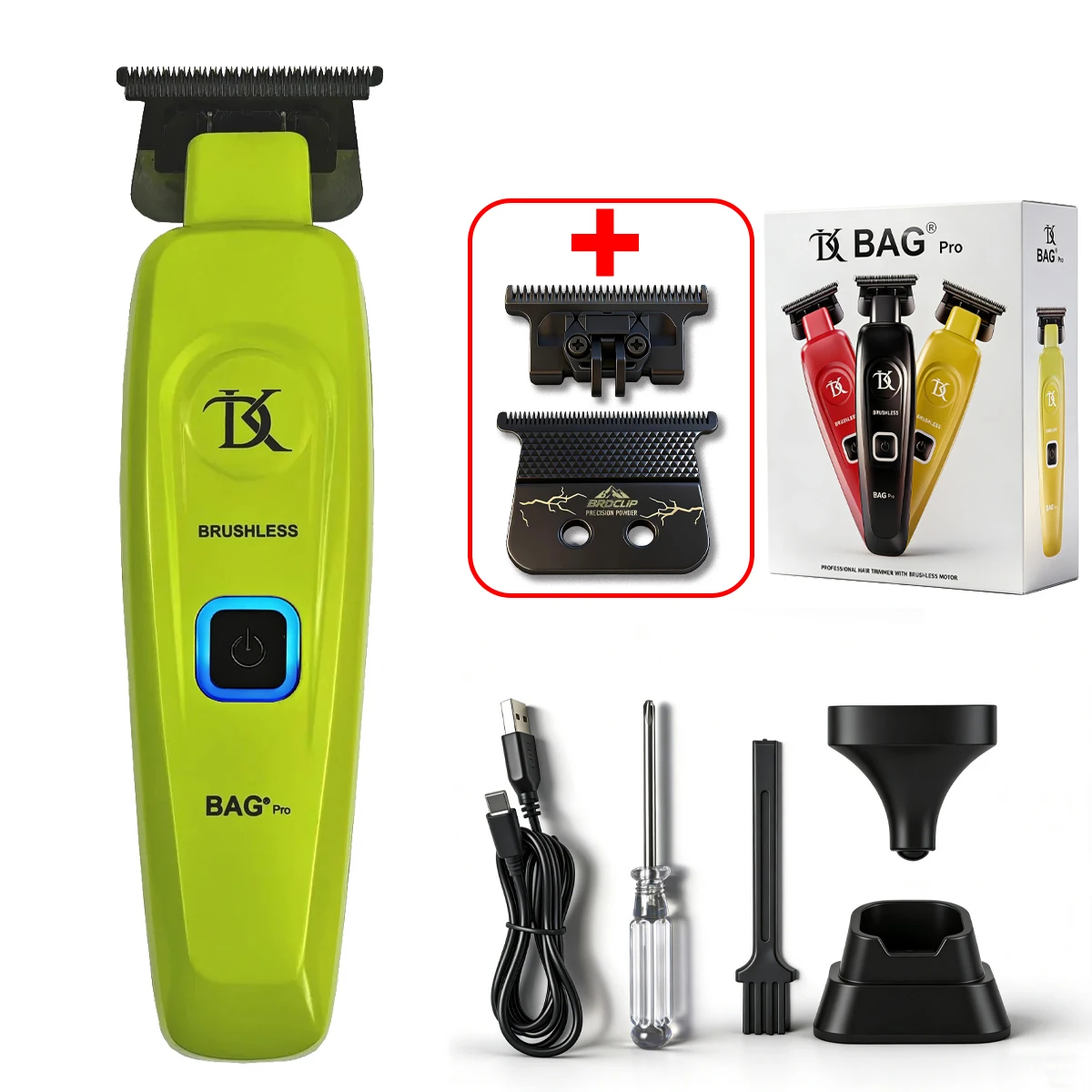 DK-078 7200RPM Professional Hair Trimmer DLC Full Metal Hair