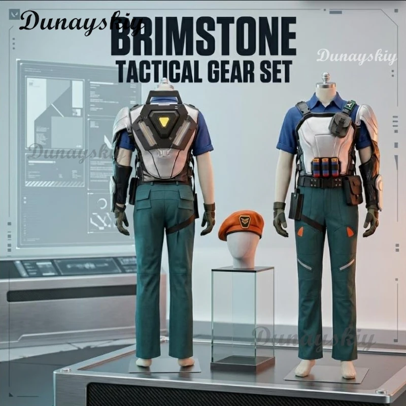 

Brimstone Cosplay Costume from VALORANT 3D Prop Uniform for Halloween Christmas Party Events
