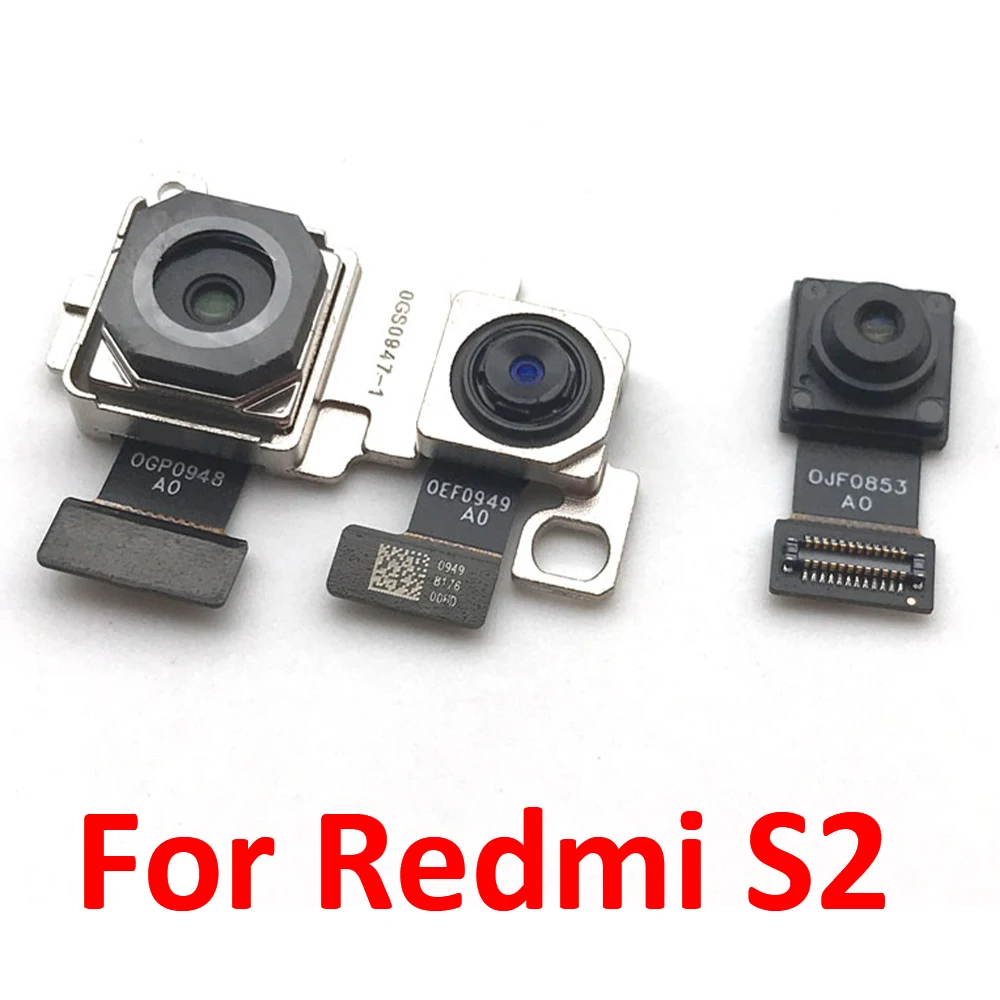 Original New Arrivals For Xiaomi Redmi S2 Back Big Main Camera Module And Front Small Camera Module Flex Cable Replacement Parts