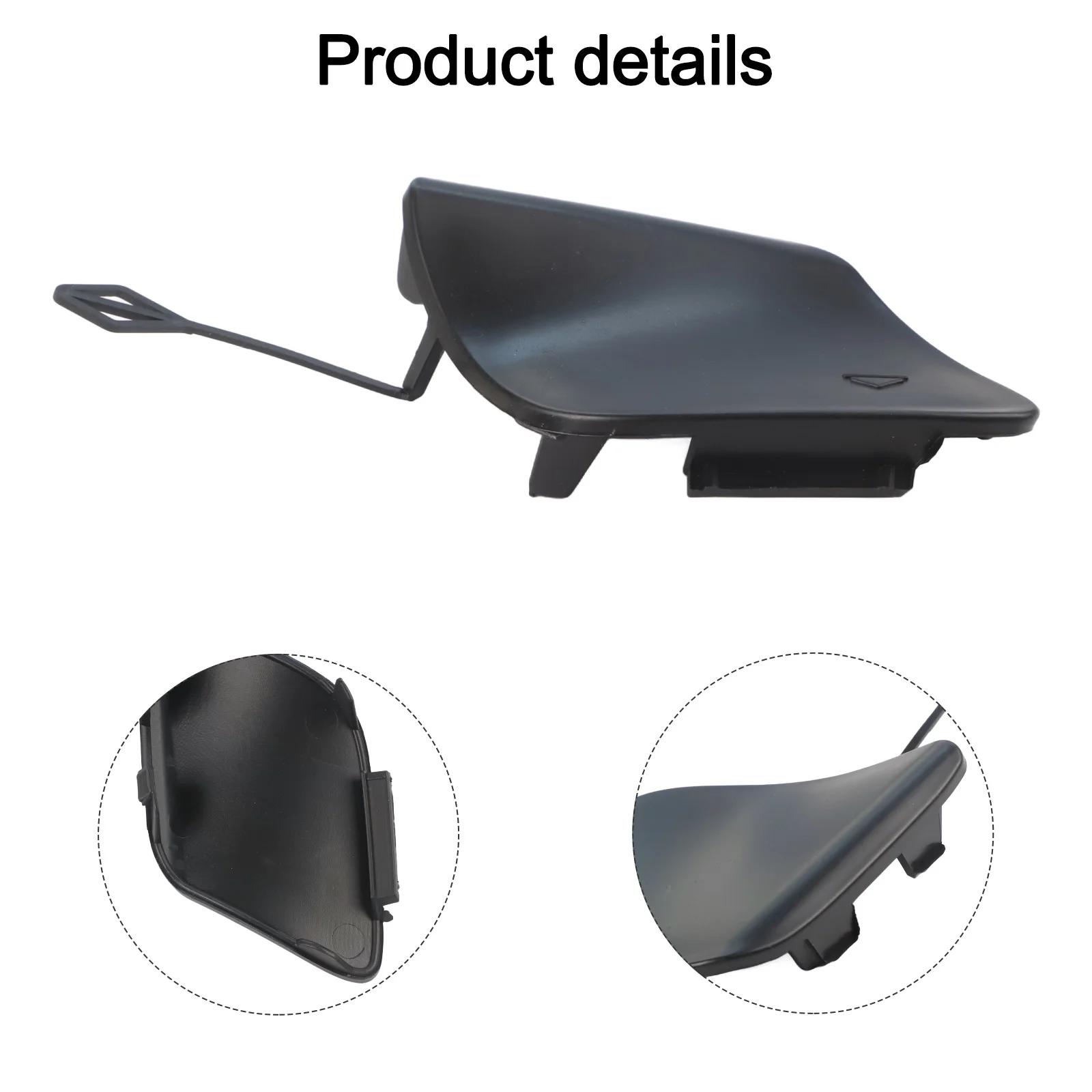 

ABS Front Bumper Tow Cover for Mercedes For Vito For W447 OEM 4478851400 Replacement Compatible with 2017 and Later